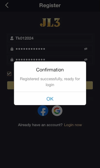 Step 3: Confirm that you are 21 years old and agree to the registration terms