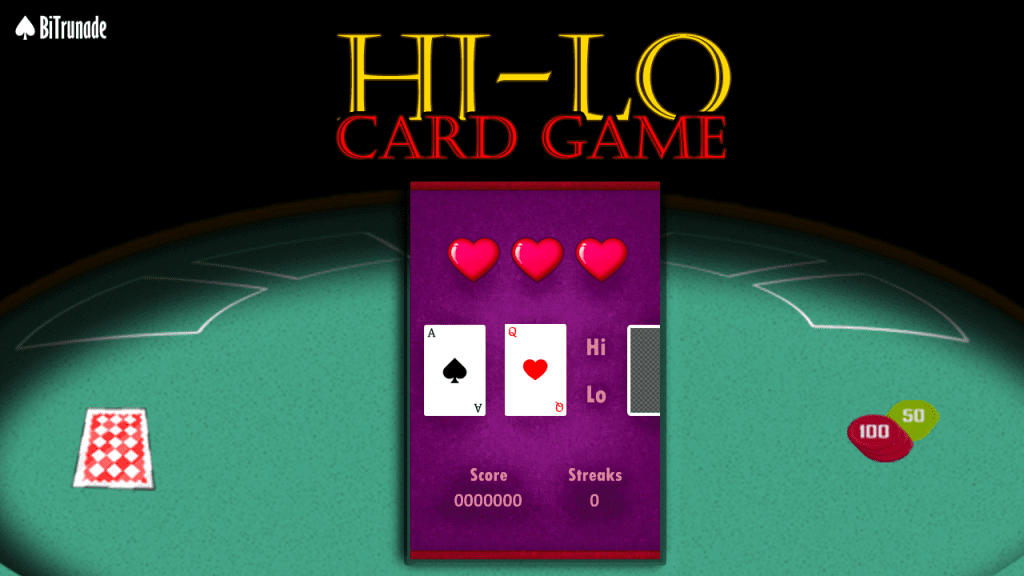 Some Basics about Hi-Lo Card Game